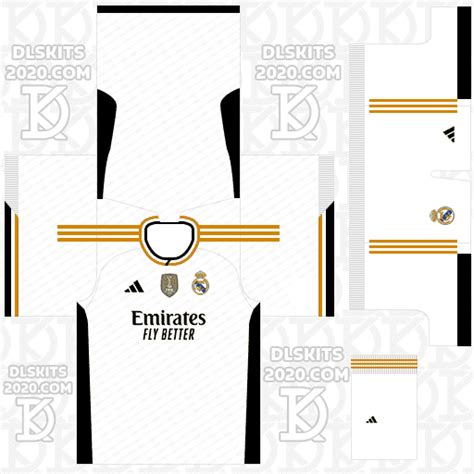 real madrid dream league kits 2023.